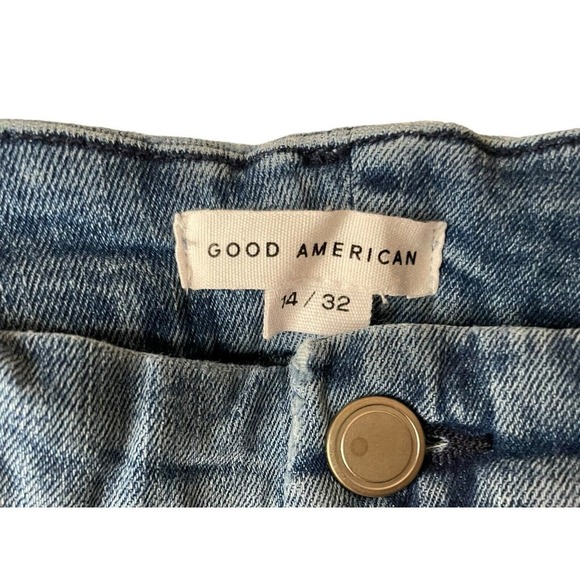 Good American NEW Good Legs Jeans High Rise Medium Wash Size 14 / 32 - Picture 7 of 11